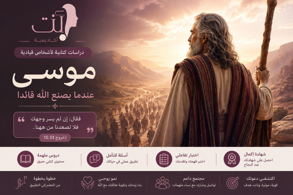 موسى – عندما يصنع الله قائدًا